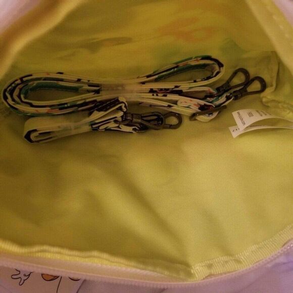 JuJuBe Disney Be Set Mickey Mouse Pop Art 3 Zip Bag Pouch 2 Straps Green Black - Picture 6 of 7